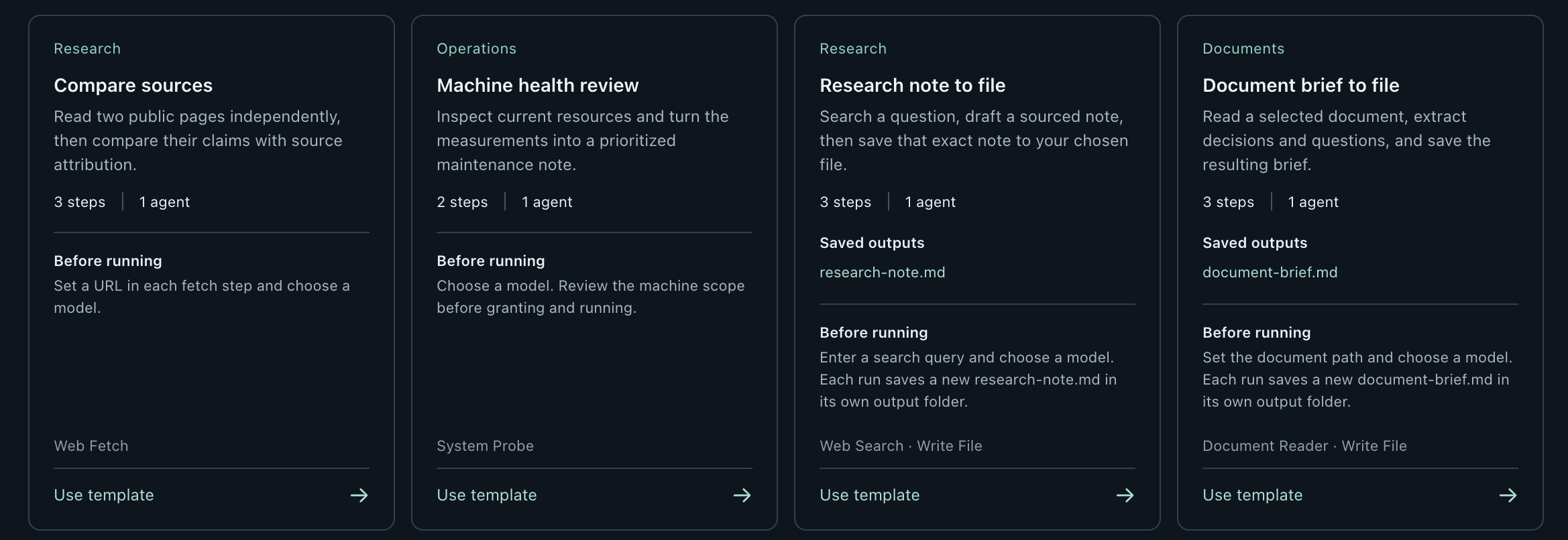 ABot Studio starter templates for research, documents, and system review